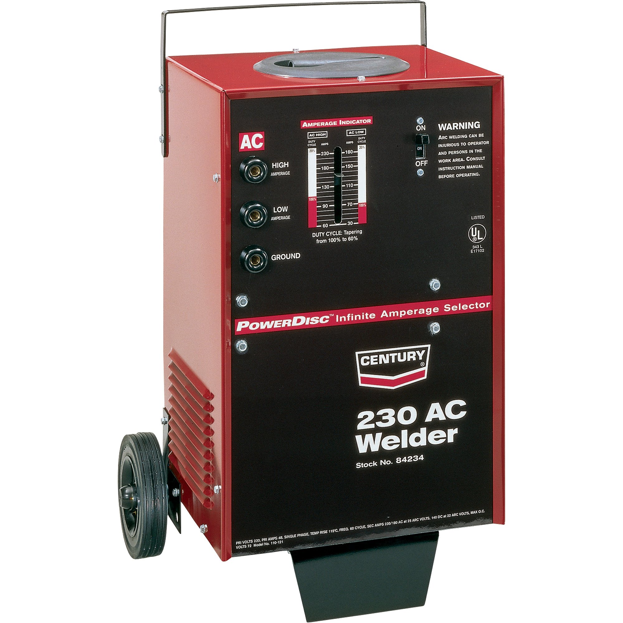 Century Welders 230 Amp Arc Welder with Power Disc Technology